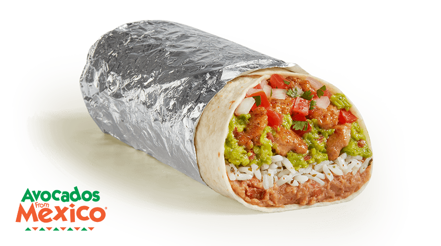 Epic Grilled Chicken Fresh Guacamole Burrito